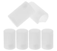 NOLITOY 6 Pezzi Protezioni Angolari per Mobili in Silicone Morbido Coperture per Maniglie di Cassetti e Porte Paraurti di Sicurezza per Protezione per Armadi e Cassetti Trasparente