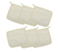 NOLITOY 6 pezzi Salviette Esfolianti in Nylon per Bagno e Massaggio Asciugamano Esfoliante e Naturale per Pulizia Profonda e Rimozione Cellule Morte Adatto Tutti i Tipi di Colore Casuale