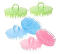 NOLITOY 6 pezzi Spazzole Shampoo per Capelluto Multiuso per Lavaggio e Stimolazione Delicata Adatte a Tutti i Tipi di Capelli Wet Dry Favoriscono la Circolazione e Pulizia Profonda