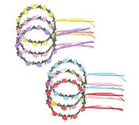 NOLITOY 6pezzi Cerchietti Luminose Con Fiori Led Per Cerimonie e Festival Fascia Decorativa Colorata Per Donne e Ragazze Effetti Di Luce Flashes e Design Elegante