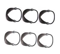NOLITOY 6pezzi Elastici Capelli in Resistenti Ed Elastici Fasce Semplici Per Coda Di Cavallo Accessori Donna Unisex Adatti Tutti i Tipi Di Capelli