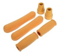 NOLITOY 6pezzi Impugnatura per Stampelle Punta in Gomma Cuscinetto per Impugnature di Deambulatori Imbottitura di Ricambio per Cuscinetti per Stampelle Sotto le Ascelle Accessori