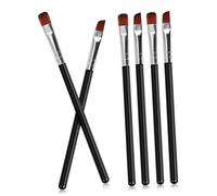 NOLITOY 6pezzi Pennello per Sopracciglia Multifunzione Strumento per Modellare e Riempire le Sopracciglia Kit Pennelli Trucco Professionale per Femmine Pennello e Ciglia Strumento