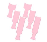 NOLITOY 6pezzi Pettine per Tingere i Capelli in Plastica Resistente Pettine per Mèches Dispositivo per Colorazione dei Capelli Kit di Pettini Riutilizzabili