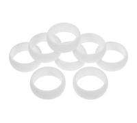 NOLITOY 8 pezzi Anelli Sportivi Uomo in Silicone Morbido per Allenamento Bici e Nuoto Accessori Fitness Resistenti e Flessibili Colore Casuale