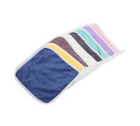 NOLITOY 8 pezzi Asciugamani in Flanella Morbida con Asola Appendibile Salviette Quadrate per Viso e Corpo Adatti per Bagnetto Cucina Bagno e Camera da Letto