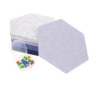 NOLITOY 8 pezzi Bacheca Esagonale in Autoadesiva Pannelli Decorativi per Foto e Memo Protezione Muro Spilli Materiali Premium Resistenti e Morbido per Casa e Ufficio