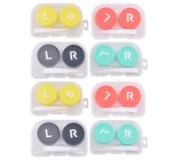 NOLITOY 8pezzi Contenitore Per Lenti Portatile Scatole Per Lenti Resistenti e Pratiche Per Uso Quotidiano Colori Random Per Viaggi e Attività All Aperto