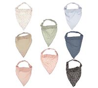 NOLITOY 8pezzi Fasce Per Elastiche Stampa Floreale Triangolari Sciarpe Per Donna Per Styling Accessori Per Makeup e Occasioni Speciali