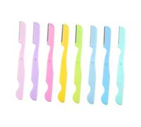 NOLITOY 8pezzi Rasoio Per Sopracciglia Strumento Di Bellezza Per Depilazione Facciale Lamette Precise e Sicure Per Donna Design Compatto e Leggero Facile Da Trasportare