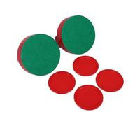 NOLITOY Accessori Air Hockey da Tavolo Pusher con e Mini Pucks Ricambi Resistenti e Precisi per Giochi di Famiglia e Competizione