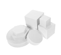 NOLITOY Accessori Bianca Cubi in Geometrici e 8pezzi Fotografia Set Durevole Schiuma Portatile Props Elegante per Cosmetics Photo Decorazione