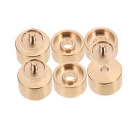 NOLITOY Accessori per Tromba in Rame Oro, Pulsante Pratico e Resistente che Non Sbiadisce, Design Eccellente e Aspetto Bello, Set per Strumenti Musicali