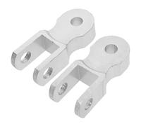 NOLITOY Ammortizzatore Posteriore Alluminio Cnc per Dispositivo Sollevamento Altezza Sospensione Installazione Facile Finitura Argento