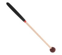 NOLITOY Bacchette in Gomma Per Tamburi, Manici in Legno, Aste, Pelli in Nylon Morbido Per Glockenspiel, Campane Tibetane E Tamburi Eterei Per L'insegnamento E Le Esibizioni Dal
