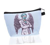 NOLITOY Borsa Cosmetica Con Cerniera Pochette Da Viaggio Per Cosmetici e Necessità Personali Design Leggero e Spazioso Per Uso Quotidiano e Viaggi Per Donna