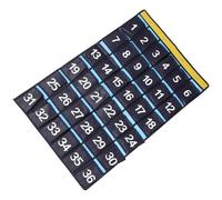 NOLITOY Borsa Porta Cellulare da Parete Numerata Non Tessuto Supporto per Telefono e Calcolatrice da Appendere per Aula e Dormitorio Custodia Portaoggetti Sospesa 36 Tasche Codificate