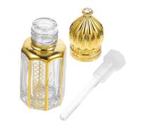 NOLITOY Bottiglie Profumo Vuote in Vetro Flaconi Roll-on Da 3ml Piccole Bottiglie Per Oli Essenziali Protette Dalla Luce Riutilizzabili Viaggi