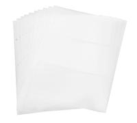 NOLITOY Bustine Trasparenti per Banconote Pagine in Protettivi Leggere e Resistenti per Raccolta e Conservazione di Soldi e Cartamoneta