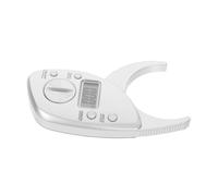 NOLITOY Calibro per Massa Grassa Display Lcd Argento, Strumento Pratico e Preciso in Plastica per Misurazioni Accurate della Massa Corporea Fino a 50mm, per Palestra