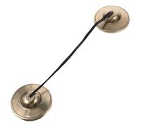 NOLITOY Campana Piatti in Rame per Meditazione Yoga Campanelli Tingsha per Cerimonia Religiosa Strumento Percussione Leggero e Compatto