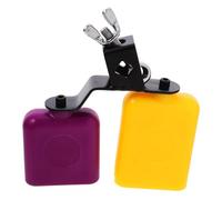 NOLITOY Campanaccio per Batteria Doppio Montaggio Tono e Basso Strumento Percussione Leggero e Portatile Adatto per Appassionati di Batteria