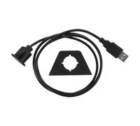 NOLITOY Cavo di Prolunga USB 2.0 da 1 Metro per Auto e Moto Porta Singola, Cavo di Alimentazione Veicolo Mini USB per Cruscotto, Caricabatteria Moto ad Alta Velocità per Interni Auto