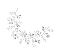 NOLITOY Cerchiamo Di Creare Un Titolo Accattivante e Conforme Ai Requisiti Indicati Coroncina Di Fiori Piccola Con Strass e Perline Accessorio Sposa Elegante Per Matrimonio e Festività
