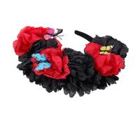 NOLITOY Cerchietto Con Fiori Messicani Per Feste e Halloween Copricapo Versatile Per Cerimonie Ghirlanda Colorata Per Celebrazioni Adatto Temi Messicani e Dei Morti Accessorio Riusabile e