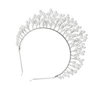NOLITOY Cerchietto Sposa Perle Artificiali Fascia Cerimoniale e Leggera Accessorio Da Festa Per Donna Design Eccentrico Per Atmosfera Vivace Cerchietto Elegante Per Matrimonio e Eventi