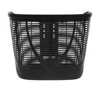 NOLITOY Cestino per Monopattino Elettrico in Plastica Nera, Cestello Ovale per Bici da Città e Scooter, Accessorio Portapacchi Anteriore Compatibile per Spostamenti Urbani