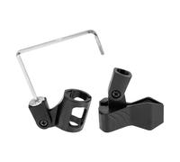 NOLITOY Clip Set da 1 per Microfono Sax in Abs e Ferro Nero Pratico e Portabile per Microfono Wireless, per Strumenti Musicali e Podcast