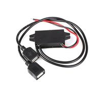 NOLITOY Convertitore Dc Adattatore Alimentatore con Doppia Porta USB per Auto Compatibile per GPS Dvd e Stereo Custodia e Compatta