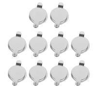 NOLITOY Copertura per Spioncino in Rame 10 Pezzi Piastra di Copertura per Foro Porta Diametro Interno 16 MM Esterno 20 MM Protezione Privacy per Porte Appartamenti Divisa per Sicurezza