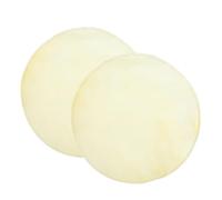 NOLITOY Coperture Per Tamburo a Mano in Pelle Di Capra 35 Cm 2 Pezzi, Pelli Di Ricambio Per Tamburi a Mano e Conga, Resistente Agli Urti e Riduzione Vibrazioni Per Musicisti e Percussionisti