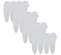 NOLITOY Coprilame per Coltelli 25 Pezzi in Plastica Bianca Resistenti All'usura Copertura per Estremità di Cutter da Cucina e Uso Domestico