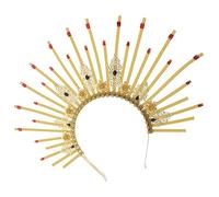 NOLITOY Coroa Gotica Per Donne Adulte Fascia Per Leggera e Elegante Per Cosplay Festa e Performance Teatrale Accessorio Alla Moda Con Design Delicato
