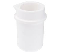 NOLITOY Crogiolo di Quarzo da 1 kg per Fusione Metalli Tazza di Fusione dell'Oro Resistente a 1800°C Apertura a Flusso Arcuata per Gioielleria e Leghe Preziose