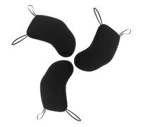 NOLITOY Cuscinetti per Poggiaspalla e Mentoniera per Violino 4/4 e 3/4 Imbottitura in Cotone ad Alta Densità Antiscivolo Accessori di Ricambio Neri per Supporto Confortevole e