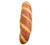 NOLITOY Cuscino Lombare Peluche a Forma di Pane Francese 40cm Cuscino Decorativo Imbottito Felpato Ecologico Lavabile e Gioco Creativo per Casa
