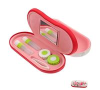 NOLITOY Custodia Per Occhiali e Lenti a Contatto Doppio Strato, Porta Lenti a Contatto Resistente All'usura Specchio, Custodia Per Occhiali Da Esterno Comoda Per Uso Domestico e Viaggi