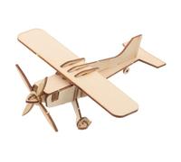 NOLITOY Di Aeromobili in Legno Aereo d'Epoca Assemblare L'aereo Kit di Favore della Festa in Aereo di Aeroplano in Legno Puzzle 3D in Legno Marrone Chiaro di Legno