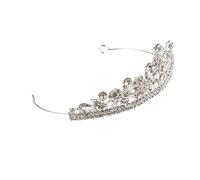 NOLITOY Diadema Di Strass Corone Di Ballo Regina Nuziale Fascia Per Il Ballo Di Fine Anno Costumi Per Ragazze Sposa Di Diamanti Principessa Tiara Di Compleanno Lega Di Zinco Bianca