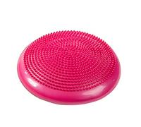 NOLITOY Disco Wobble Gonfiabile Extra Spesso per Allenamento Core e Schiena Cuscino Seduta Ergonomico Antiscivolo Rosa con Pompa Manuale Inclusa