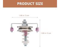 NOLITOY Dispositivo di Regolazione della Tensione del Telaio in Ferro e Plastica Tenditore per Mulino da Disegno a 2 Pezzi Accessorio Compatto per Macchine Tessili e Telai per Nastri