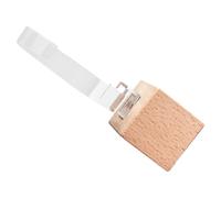 NOLITOY Espositore Orologi da Polso in Legno di Faggio con Base Quadrata Supporto Compatto e Leggero per Esposizione Elegante e Protezione Antigraffio per Arredamento e Negozi