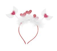 NOLITOY Fascia D'amore Fascia Per La Cura Della Pelle Fascia Glitterata Natalizia Fascia Per Spa Fasce Divertenti Per Le Donne Uomini Bande Fasce Per Le Donne Delirio Cuori Tessuto