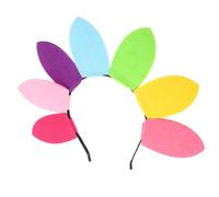 NOLITOY fascia del fiore del sole Banda per delirio moda adulto IL adornare fascia da festa fascia di compleanno fasce di girasole Flower Girl Headband tessuto non tessuto Colorato