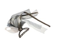 NOLITOY Fermaglio Per Elegante Tulle Con Nastro Accessorio Alla Moda Per Acconciature Varie e Feste Clip Leggera Pizzo Per Ragazze e Donne Design Raffinato Per Stile Francese