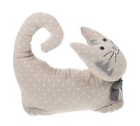 NOLITOY Fermaporta Imbottito a Forma di Gatto Bianco Fermaporta per Gatti Decorativo e Funzionale Adatto per Porte Interne in Casa Ufficio e Giardino Tenere La Porta Aperta Facilmente